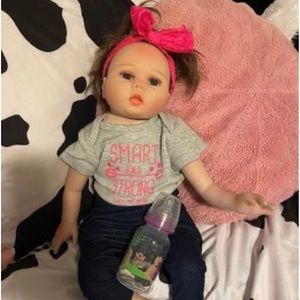 Soft belly reborn doll